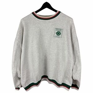 Vintage 90s Black Box University Tech College Pullover Sweatshirt Size XL